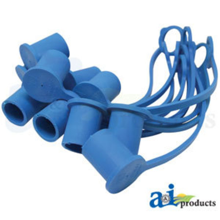 A & I Products Blue Dust Cap, 1/2"  7" x5" x5" A-5209-4M-BU-P